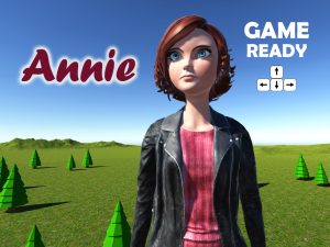 annie cartoon 3D 模型
