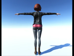 annie cartoon 3D Model