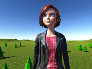 annie cartoon 3D Model