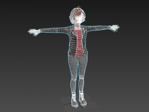 annie cartoon 3D 模型