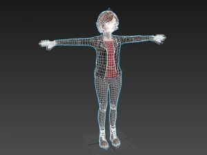 annie cartoon 3D Model