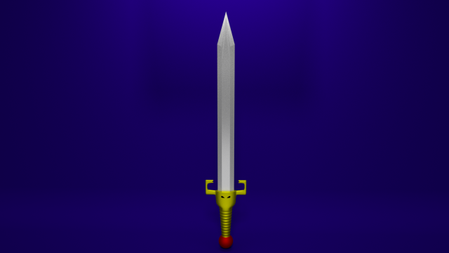 sword 3D Модель .c4d .max .obj .3ds .fbx .stl .blend