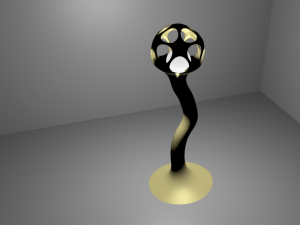 future lamp Model 3D