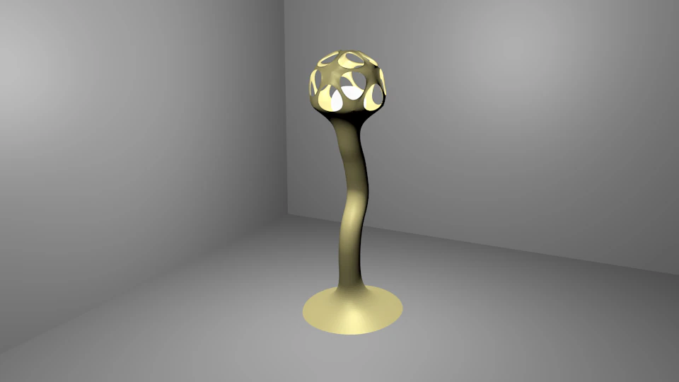 future lamp 3D Model .c4d .max .obj .3ds .fbx .stl .blend 