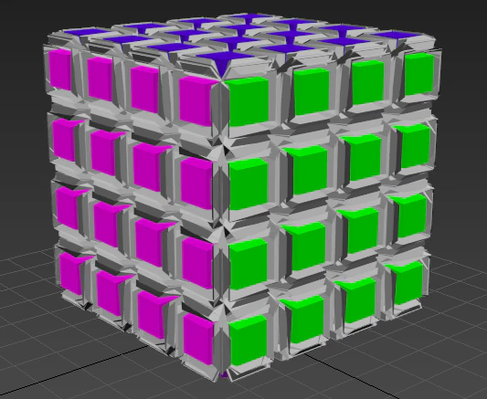 cube 3D Model .c4d .max .obj .3ds .fbx .stl .blend 