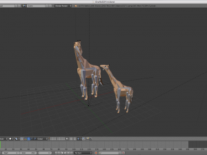 low poly giraffe 3D Модель