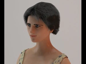 カジュアルな女性 3Dモデル