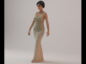 casual female 3D 模型
