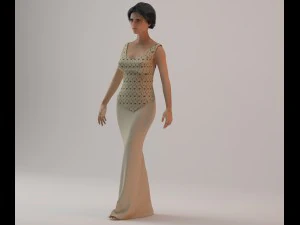 casual female 3D Model