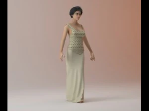 casual female 3D Model