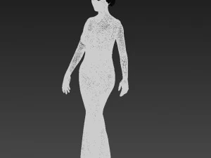 casual female 3D Model