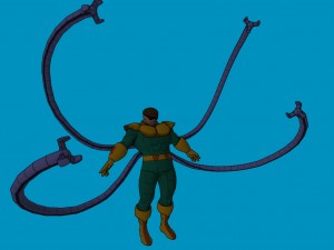 dr octopus 90 animated series poser rigged 3D मॉडल