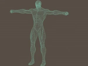 Spiderman del gioco Marvel vs Capcom poser truccato Modello 3D