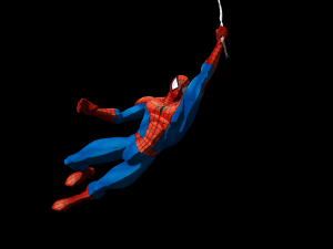 spiderman from marvel vs capcom game poser rigged Modèle 3D