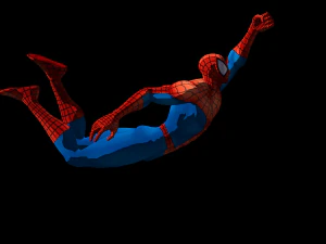 Spiderman del gioco Marvel vs Capcom poser truccato Modello 3D
