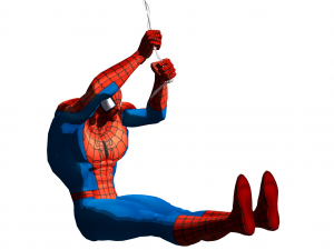 spiderman from marvel vs capcom game poser rigged Modèle 3D