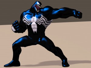 venom from marvel c of c poser rigged 3D Model