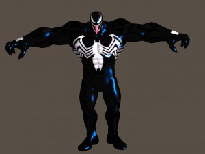 venom from marvel c of c poser rigged Modelo 3D