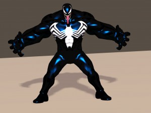 venom from marvel c of c poser rigged Modelo 3D