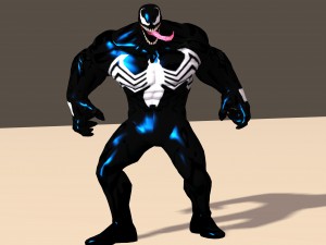 venom from marvel c of c poser rigged Modelo 3D