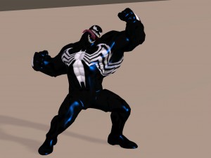 venom from marvel c of c poser rigged Modelo 3D