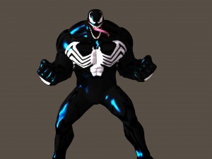 venom from marvel c of c poser rigged Modelo 3D
