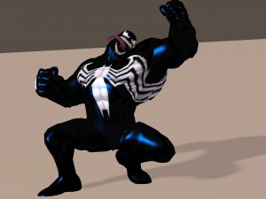 venom from marvel c of c poser rigged Modelo 3D