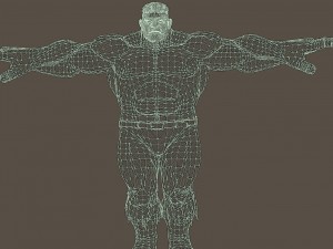 hulk marvel vs capcom 3 rigged for poser Modello 3D