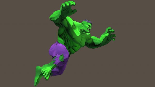hulk marvel vs capcom 3 rigged for poser Modello 3D .c4d .max .obj .3ds .fbx .stl .blend 