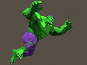 hulk marvel vs capcom 3 rigged for poser 3Dモデル