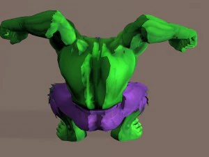 Hulk Marvel vs Capcom 3 truccato per poser Modello 3D