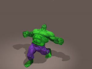 hulk marvel vs capcom 3 rigged for poser Modello 3D