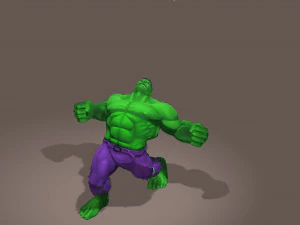 Hulk Marvel vs Capcom 3 truccato per poser Modello 3D
