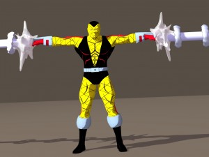shocker 90s animated series rigged for poser 3Dモデル