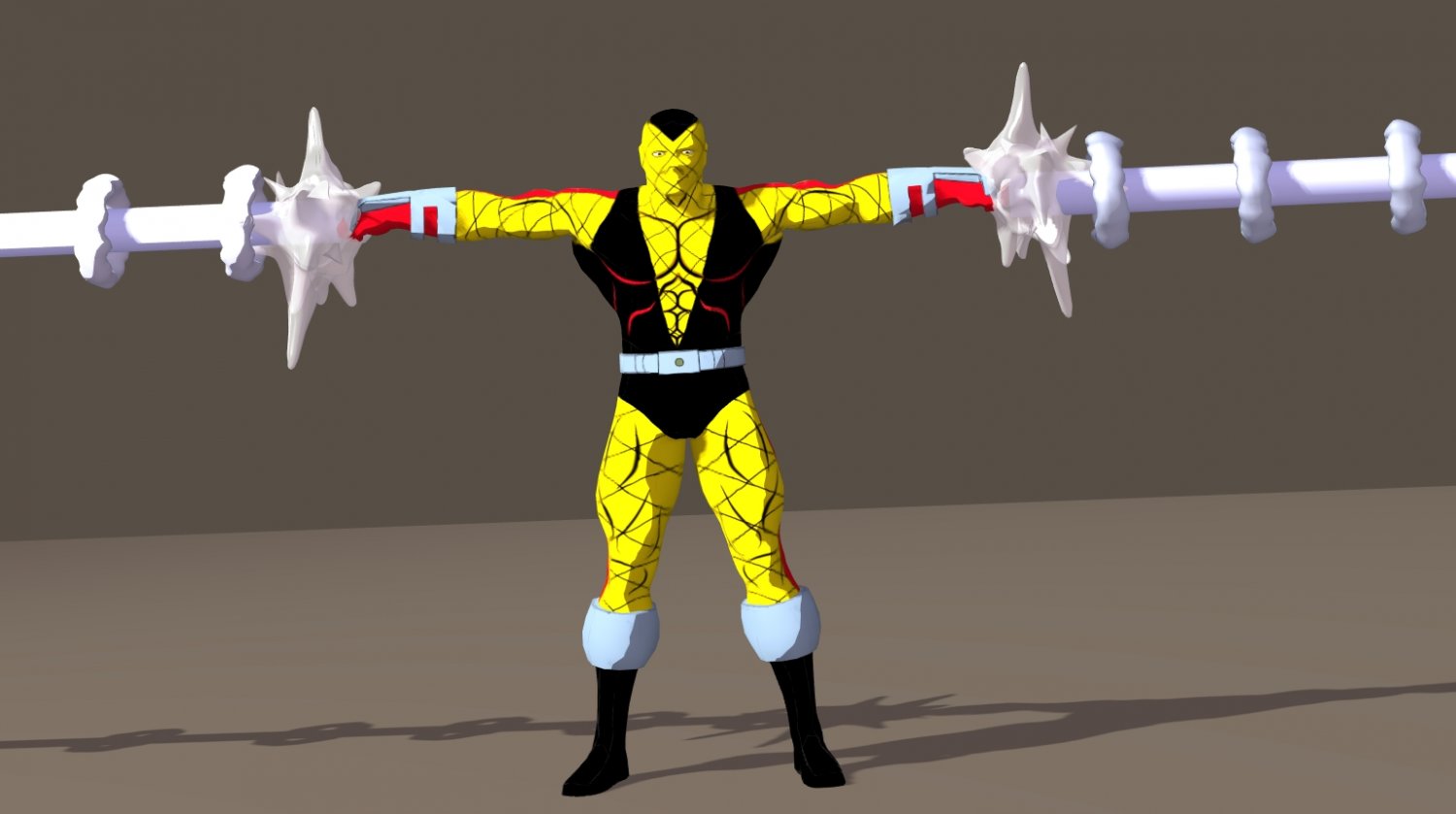 Shocker 90s Animated Series Rigged For Poser 3d Model In Fantasy