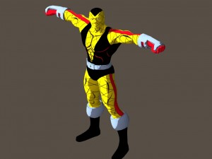 shocker 90s animated series rigged for poser 3Dモデル