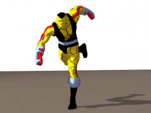 shocker 90s animated series rigged for poser 3Dモデル