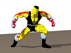 shocker 90s animated series rigged for poser 3D Model