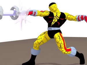 shocker 90s animated series rigged for poser 3Dモデル
