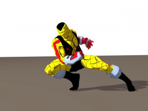 shocker 90s animated series rigged for poser 3Dモデル