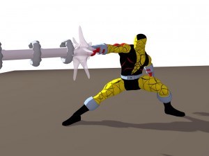 shocker 90s animated series rigged for poser 3Dモデル