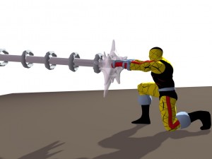 shocker 90s animated series rigged for poser 3Dモデル