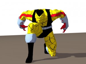 shocker 90s animated series rigged for poser 3Dモデル