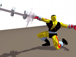 shocker 90s animated series rigged for poser 3Dモデル