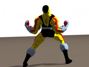 shocker 90s animated series rigged for poser 3Dモデル