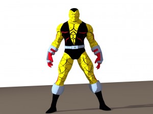 shocker 90s animated series rigged for poser 3Dモデル