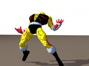 shocker 90s animated series rigged for poser 3Dモデル