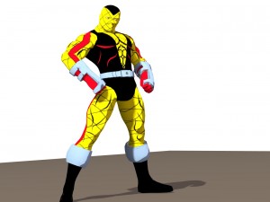 shocker 90s animated series rigged for poser 3Dモデル