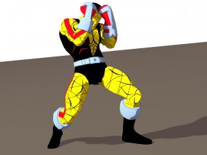 shocker 90s animated series rigged for poser 3Dモデル