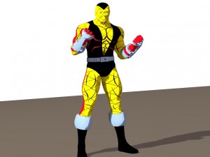 shocker 90s animated series rigged for poser 3Dモデル